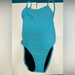 Blue/teal Jolyn size 30 tied swimsuit
